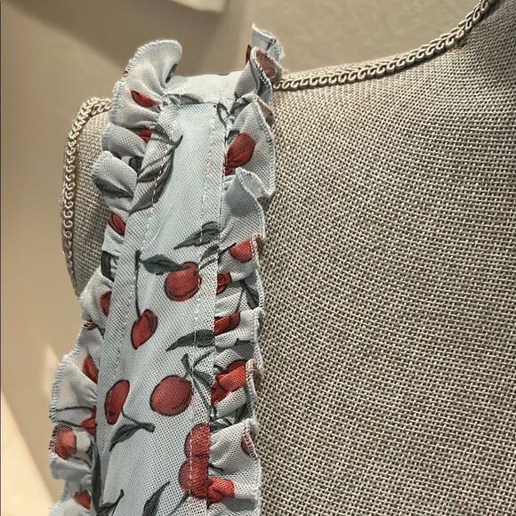 Cherry Print Ruffle Trim Top - Picture 5 of 10